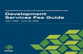COMPREHENSIVE GUIDE FOR RALEIGH DEVELOPMENT FEES ...