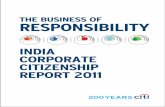 INDIA CORPORATE CITIZENSHIP REPORT 2011
