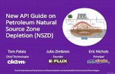 New API Guide on Petroleum Natural Source Zone Depletion ...