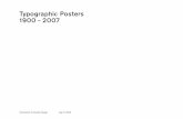 Typographic Posters 1900 – 2007 - applied aesthetics