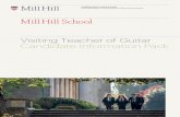 Visiting Teacher of Guitar Candidate Information Pack