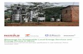 Bioenergy for Sustainable Local Energy Services and Energy ...