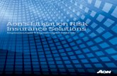 Aon’s Litigation Risk Insurance Solutions