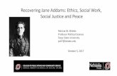 Recovering Jane Addams: Ethics, Social Work, Social ...