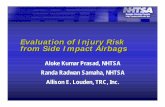 Evaluation of Injury Risk from Side Impact Airbags