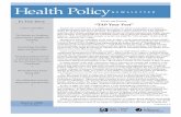 Health Policy Newsletter March 2006 Vol. 19, No. 1