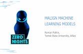 MALIGN MACHINE LEARNING MODELS - 2019.zeronights.ru