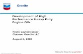 Development of High Performance Heavy Duty Engine Oils