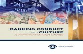 BANKING CONDUCT AND CULTURE A Permanent Mindset …