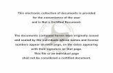 This electronic collection of documents is provided and is ...