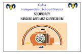 CISD Secondary Navajo Language Curriculum