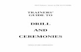 Drill Ceremonies Trainers Guide - The Citadel