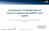 Introduction To Model-Based System Engineering (MBSE) …