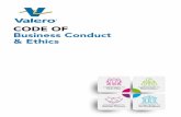 CODE OF Business Conduct & Ethics - Valero Energy