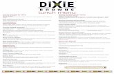 lunch menu - Dixie Browns