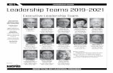 41-1 LEADERSHIP TEAMS Leadership Teams 2019-2021