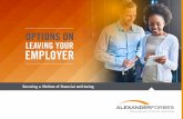 LEAVING YOUR EMPLOYER - Alexander Forbes