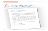 Biennial Overview of AMS Honors
