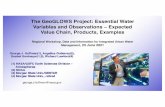 The GeoGLOWSProject: Essential Water Variables and ...