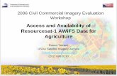 Access and Availability of Resourcesat-1 AWiFS Data for ...