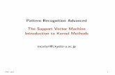 Pattern Recognition Advanced The Support Vector Machine ...
