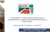 Verification of Traffic Speed Deflectometer measurements ...