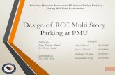 Design of RCC Multi Story Parking at PMU