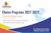 Choice Programs 2021-2022 - ccs.k12.nc.us