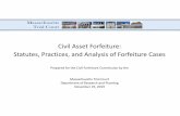 Civil Asset forfeiture -- Statutes, Practices, and ...
