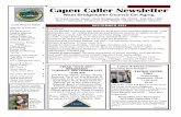Capen Caller Newsletter