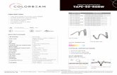 SPECIFICATION SHEET TAPE-60-RGBW - Colorbeam Lighting
