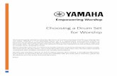 Choosing a Drum Set for Worship - Yamaha
