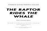 THE RAPTOR RIDES THE WHALE - Andrew David Perkins