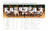 2017-2018 Women's Basketball Roster - San Jac