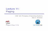 Lecture 11: Paging - cseweb.ucsd.edu