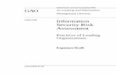 August 1999 Information Security Risk Assessment