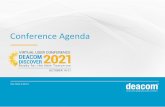 Conference Agenda - deacom.com