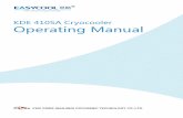KDE 410SA Cryocooler Operating Manual
