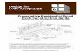 Prescriptive Residential Wood Deck Construction Guide