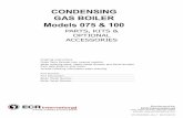 CONDENSING GAS BOILER Models 075 & 100