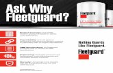 Ask Why Fleetguard? - Cummins Filtration