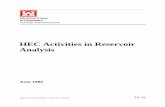 HEC Activities in Reservoir Analysis