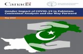 IFES, 'Gender Impact of COVID-19 in Pakistan: Contextual ...