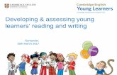 Developing & assessing young learners’ reading and writing