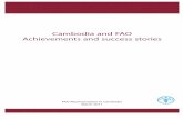 Cambodia and FAO Achievements and success stories