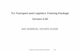 TLI Transport and Logistics Training Package Version 2