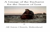 A Liturgy of the Eucharist for the Season of Lent