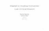 Digital-to-Analog Converter Lab 3 Final Report