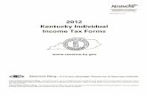 2012 Kentucky Individual Income Tax Forms