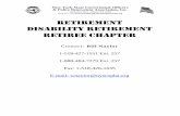 Retirement Disability retirement Retiree Chapter